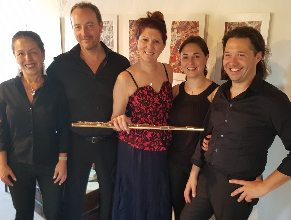 Luisa Sello, flauta & Kvartet gitara „Аthanor“ (Italija)