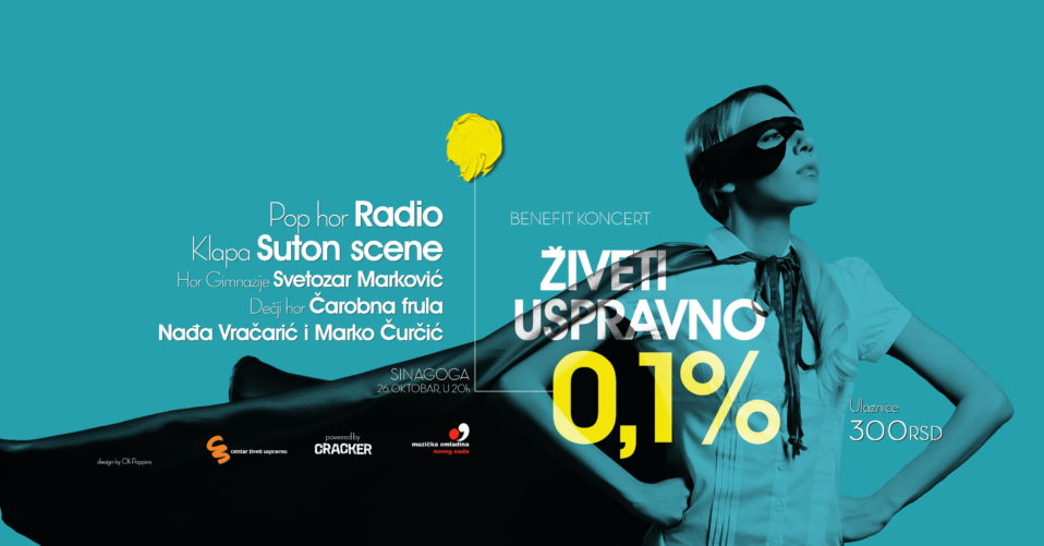 ŽIVETI USPRAVNO 0,1% – benefit koncert