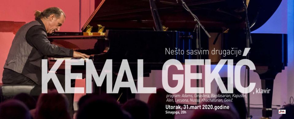 ODLOŽEN koncert – Kemal Gekić: Nešto sasvim drugačije