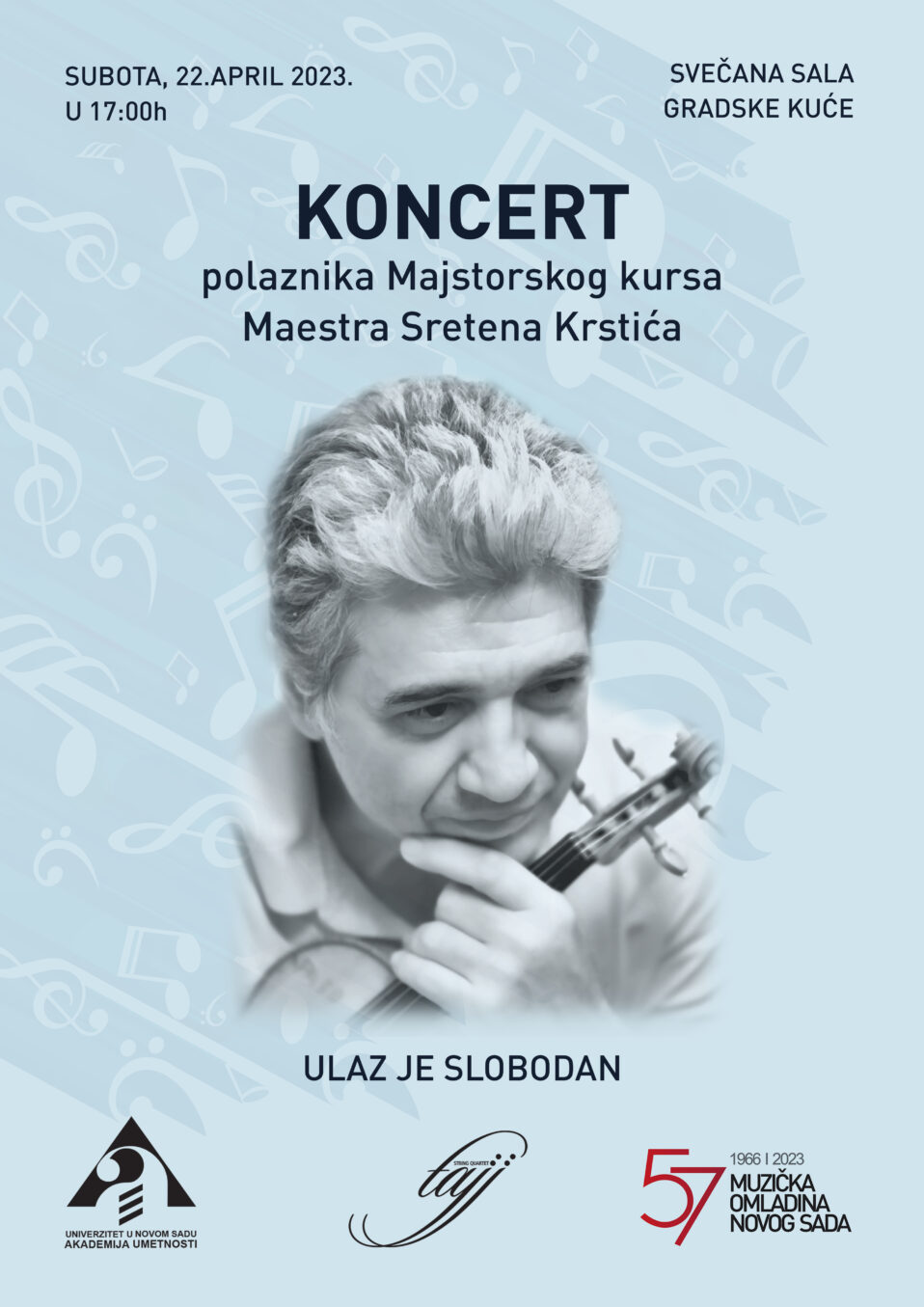 Koncert polaznika majstorskog kursa Sretena Krstića